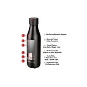 Les Artistes Paris Isı Yalıtımlı Çelik Termos 500ml Spider  Çok Renkli 500 ML - 6