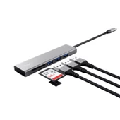 Trust Halyx Fast 3.2 Usb-C Hub & Kart Okuyucu thumbnail 1