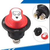 MARİN TİP ÇEVİRMELİ AKÜ DEVRE KESİCİ ŞALTER IP54 12-24V 100A KARAVAN AKÜ ŞALTERİ - 2