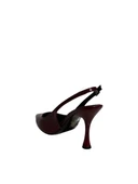 Mg Shoes 1173 Kadın İnce Topuklu Rugan Ayakkabı (Yaz 25) - 4