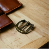 Kemer Tokası 4 cm 1 Adet Antik (Leathercraft, Deri Hobi) - 1