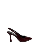 Mg Shoes 1173 Kadın İnce Topuklu Rugan Ayakkabı (Yaz 25) - 1