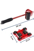 Tekerlekli Taşıma Aparatı – Çelik Gövdeli, Mobilya ve Beyaz Eşya Kaldırma Kaydırma Seti - 4