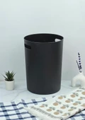 Poşet Göstermeyen Çöp Kovası - 2 Parça Plastik Çöp Kovası - Banyo, Mutfak - 8 Litre - 10