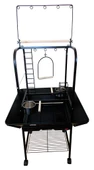 Dayang Papağan Eğitim Sehpası Ayaklı Siyah 67x64x140 - 1