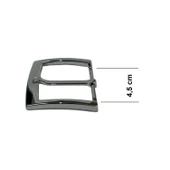 Kemer Tokası 4,5 cm Krom Nikel 1 Adet  (Leathercraft, Deri Hobi) - 3