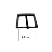 Kemer Tokası 4,5 cm Siyah Silme 1 Adet  (Leathercraft, Deri Hobi) - 4