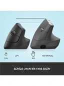 Logitech Lift Kablosuz Ergonomik Dikey Mouse 910-006473 - 7