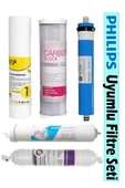 Philips  AUT 3061 ve AUT 3060 Su Arıtma Cihazı Uyumlu 5'li Filtre Seti - 1