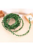 Şerit Yapay Çiçek Doğalgaz Borusu Süsü 7 Metre Telli Taç Sarmaşık Minik Yaprak ( 1 Cm ) - 5