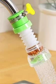 Plastik 360 Dönebilir Kelepçeli Pervaneli Katlanabilir Musluk Ucu - 1