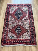 112x170 cm El Dokuma Kilim, Ender Desenli Hayvan Figürlü Yün Kilim, Nostaljik Severler için Harika Kilim - 1