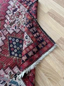 112x170 cm El Dokuma Kilim, Ender Desenli Hayvan Figürlü Yün Kilim, Nostaljik Severler için Harika Kilim - 7