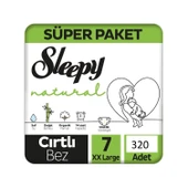 Sleepy Natural 7 Numara XXLarge 320'li Bebek Bezi - 1