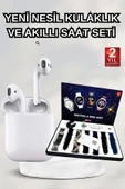 2025 Model Akıllı Saat ve 2.Nesil TWS Bluetooth Kulaklık Yüksek Ses Kaliteli - 1