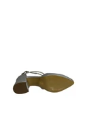 Mg Shoes 9575 Kadın Bilekten Bağlı Topuklu Saten Ayakkabı (Yaz 25) - 5
