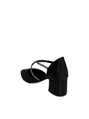 Mg Shoes 9575 Kadın Bilekten Bağlı Topuklu Saten Ayakkabı (Yaz 25) - 9