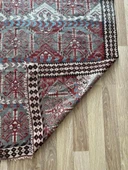 130x205 cm El Dokuma Geleneksel Türk Kilimi, Ender Desenli 35 Yaş Vintage Kilim, Yıkanabilir Rustik Stili Kilim - 10