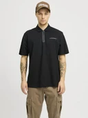 Jack Jones Fusıon Pıque Fermuarlı Polo Yaka Erkek Tişört 12273127 - 4
