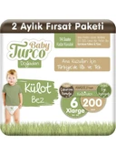 Baby Turco Doğadan 6 Numara Xlarge 200'lü Külot Bez - 1