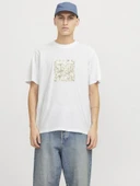 Jack Jones Tarmac Camo Front Erkek Tişört 12273239 - 2