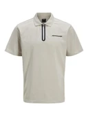 Jack Jones Fusıon Pıque Fermuarlı Polo Yaka Erkek Tişört 12273127 - 1