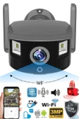 VENTUS KEİ 165° PANAROMİK (2.3MM)  4MP HAREKET ALGILAMA GECE GÖRÜŞ AKILLI KAMERA - 1