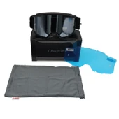 LS2 CHARGER GOGGLES MOTOKROS GÖZLÜK (IRIDIUM CAMLI) SİYAH - 4