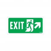 Exit Sağ Yukarı Uyarı Levhası 17,5x25 KOD:959 - 1