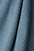 Mikrofiber Şönil Fitilli Minimalist Tekli Koltuk Örtüsü - 110x175 cm,2 Adet Çift Taraflı, Kaymaz, Terletmez Mavi - 3