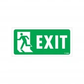 Exit Sol Uyarı Levhası 17,5x25 KOD:950 - 2
