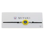 Altın Renk Sarı Göz Model Miyuki Bileklik - 2942 - 2