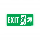 Exit Sağ Yukarı Uyarı Levhası 17,5x25 KOD:959 - 2