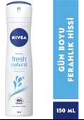 NIVEA Fresh Natural Kadın Deodorant Sprey 150 ml - 1