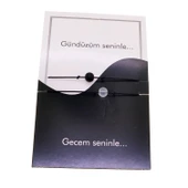 Altın Renk Gündüz Gece  Arkadaş Şans Bilekliği - 2689 - 4