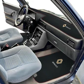 Renault Broadway R9 /11 Spring Fairway Flash Araç Oto Halı Paspas Torpido Koruma Kaplama Halısı - 1