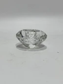 Faset Kesim Kristal Cam Tealight Mumluk 7x4 cm (1 Adet) - 3