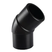 Tega HDPE Spigot Açık Dirsek 125 mm 45 Derece - 2