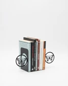 Kelebek Desenli Metal Kitap Desteği - Kitap Tutucu - Ev Ve Ofis Dekoratif Aksesuar (2 Lİ SET) - 1