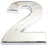 Cemax Krom Yapışkanlı 2 Rakamı 5 cm - 2