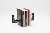 Books Welcome Yazılı Metal Kitap Desteği - Kitap Tutucu - Ev Ve Ofis Dekoratif Aksesuar (2 Lİ SET) - 1