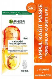 Garnier C Vitamini Yorgunluk Karşıtı Ampul Kağıt Maskesi - 1