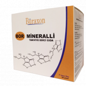 BURAXON BOR GIDA TAKVİYESİ ,VİTAMİN &MİNERAL TAKVİYE EDİCİ GIDA -30 ŞASE boron supplement - 1