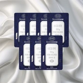 7 Adet 50 Gr İar Gümüş Külçe - 1