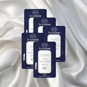 5 Adet 100 Gr İar Gümüş Külçe - 1