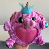 Peluş Pembe ve Şeritli Kalpli - Mavi Su Dünyası - 1