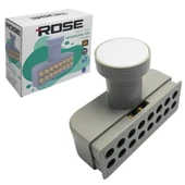 ROSE RLE-1600 UNİVERSAL HEXADEMİCAL 16 ÇIKIŞLI 0.1 DB FULL HD 4K LNB - 4