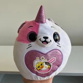 Peluş Beyaz Pembeli Kapli - Mavi Su Dünyası thumbnail 1