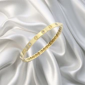 14 Ayar Tam Cartıer Kelepçe - 1