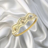 14 Ayar Güllü Kelepçe - 2